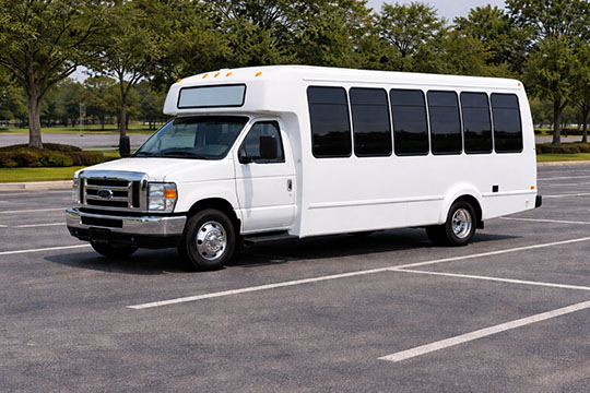 20-passenger minibus available for charter in Sherman, TX