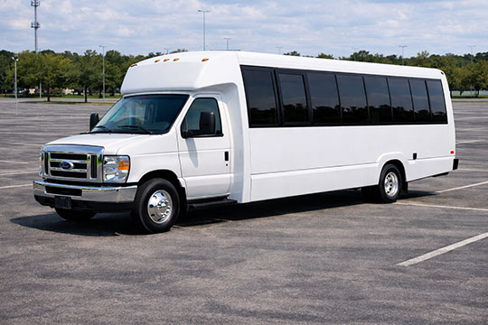 25-passenger minibus available for charter in Sherman, TX